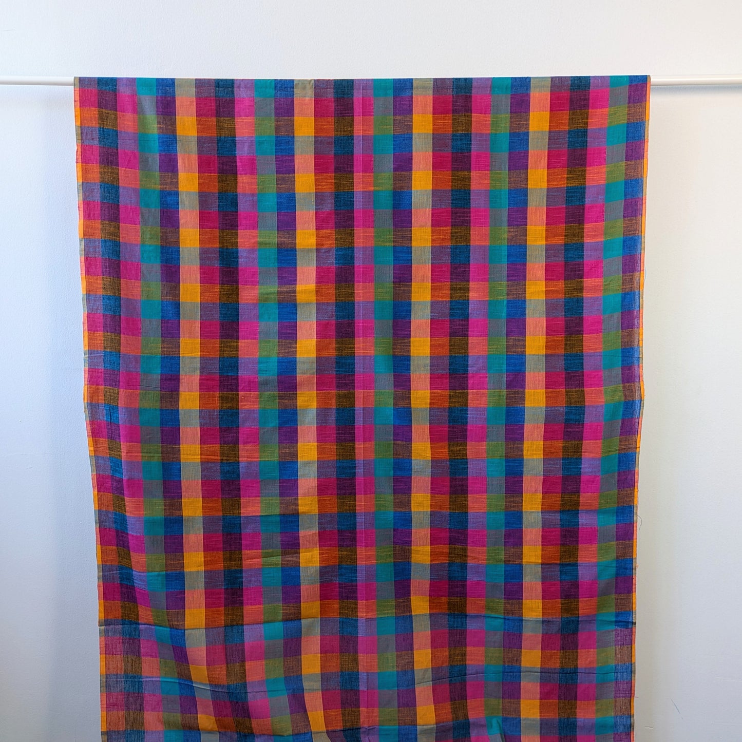 Medium 1.5" Checks - Bright Blue