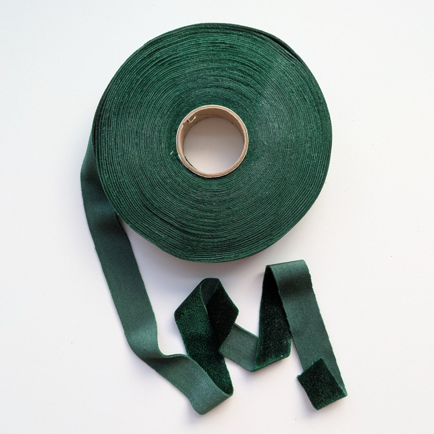 Emerald Green Velvet Knit Binding