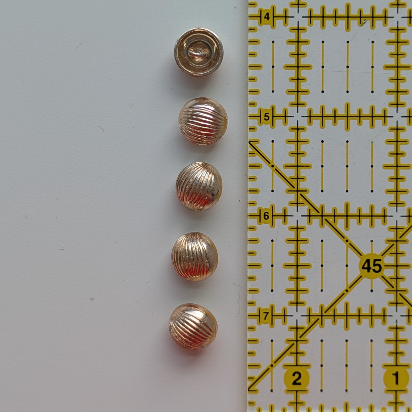 Gold Shell Buttons