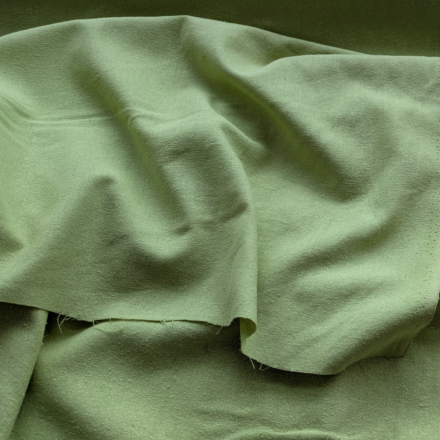 Seafoam Green Silk Noil