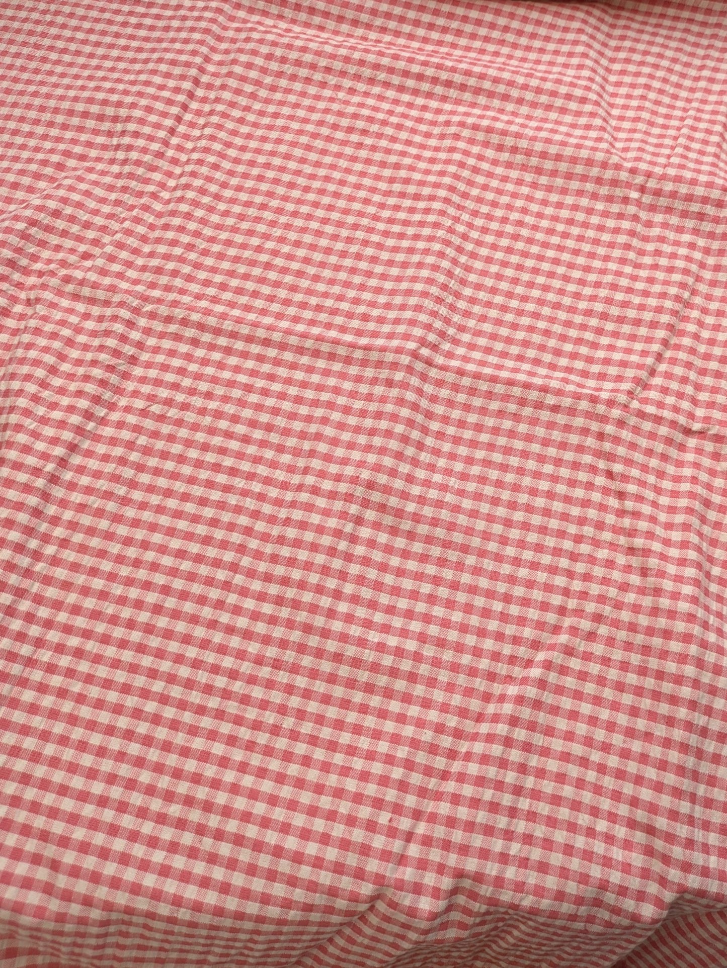 Guava Gingham Seersucker