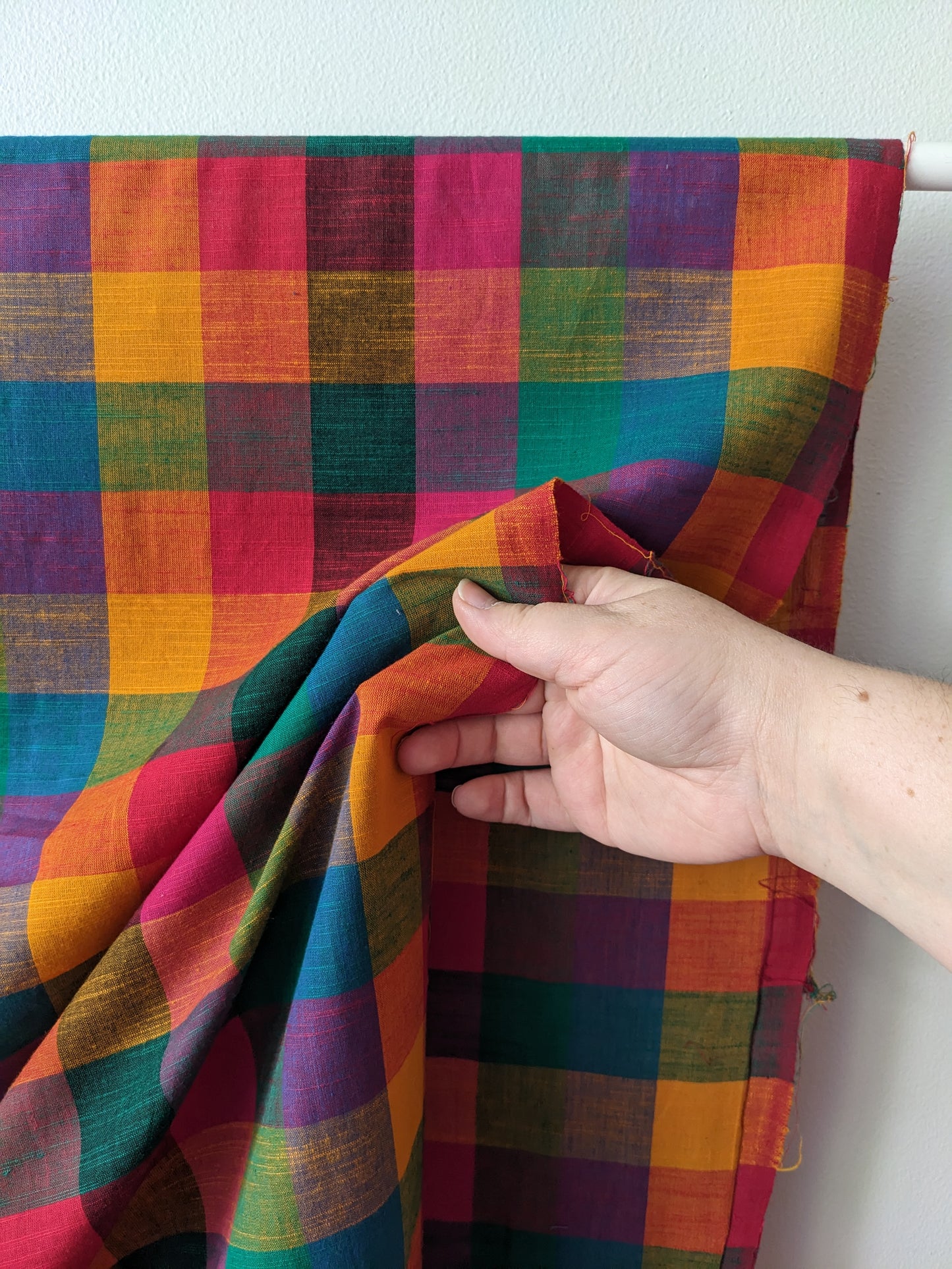 Medium 1.5" Checks - Bright Green