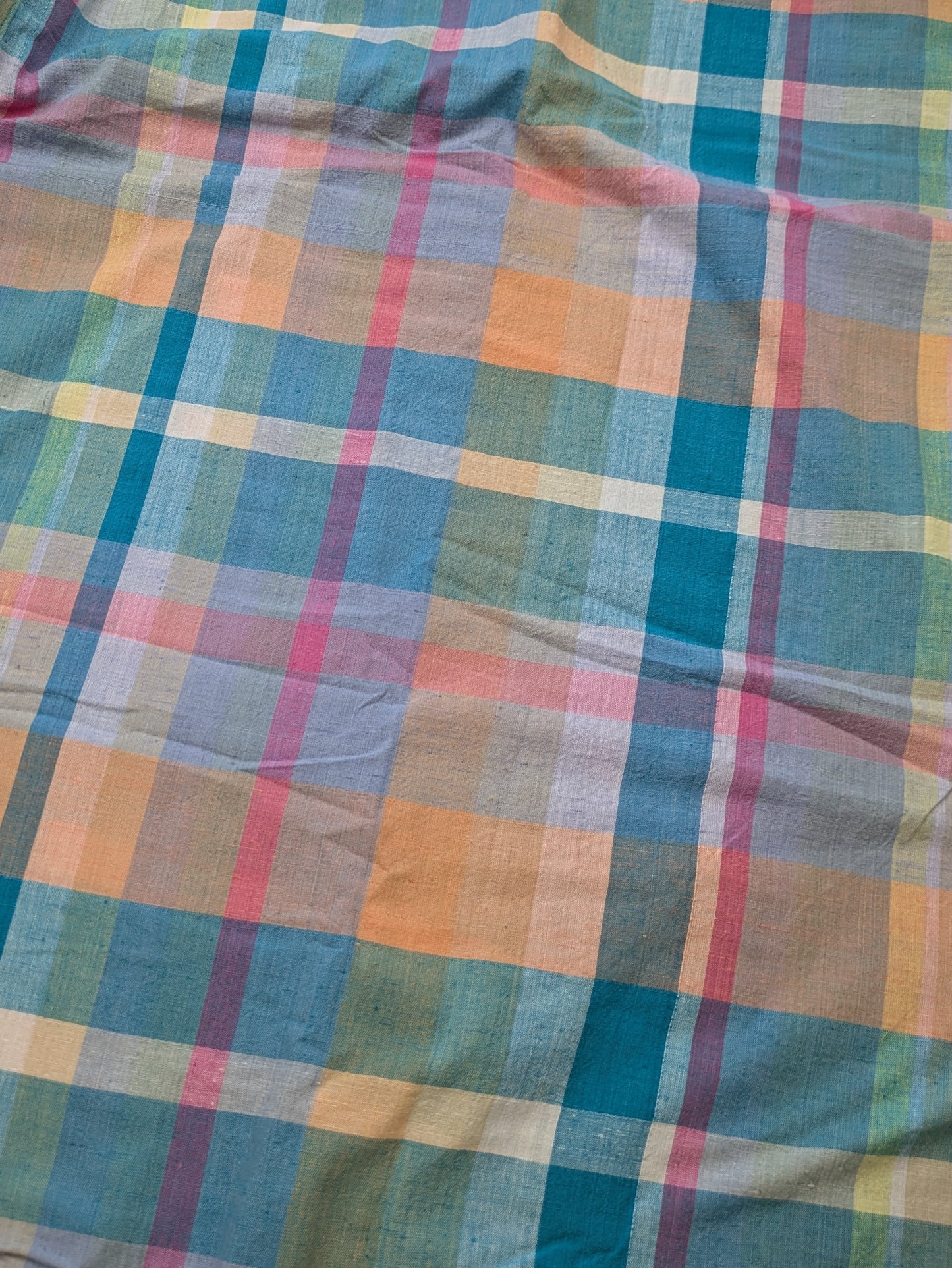 Lightweight Pastel Check Cotton