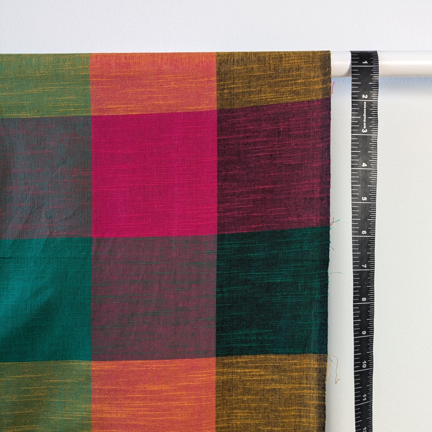 Large 4" Checks - Bright Green