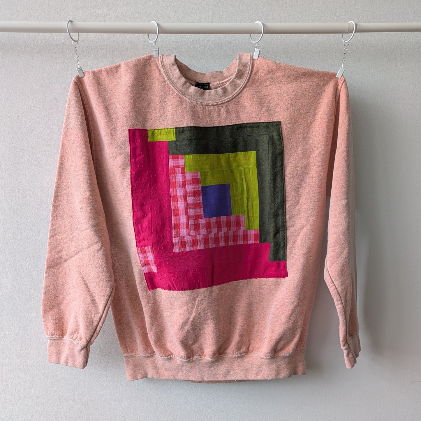 Rainforest Log Cabin Sweatshirt - Adult S