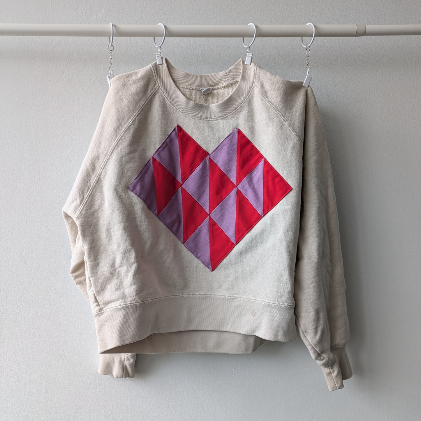 Quilty Heart Sweatshirt - Adult XS