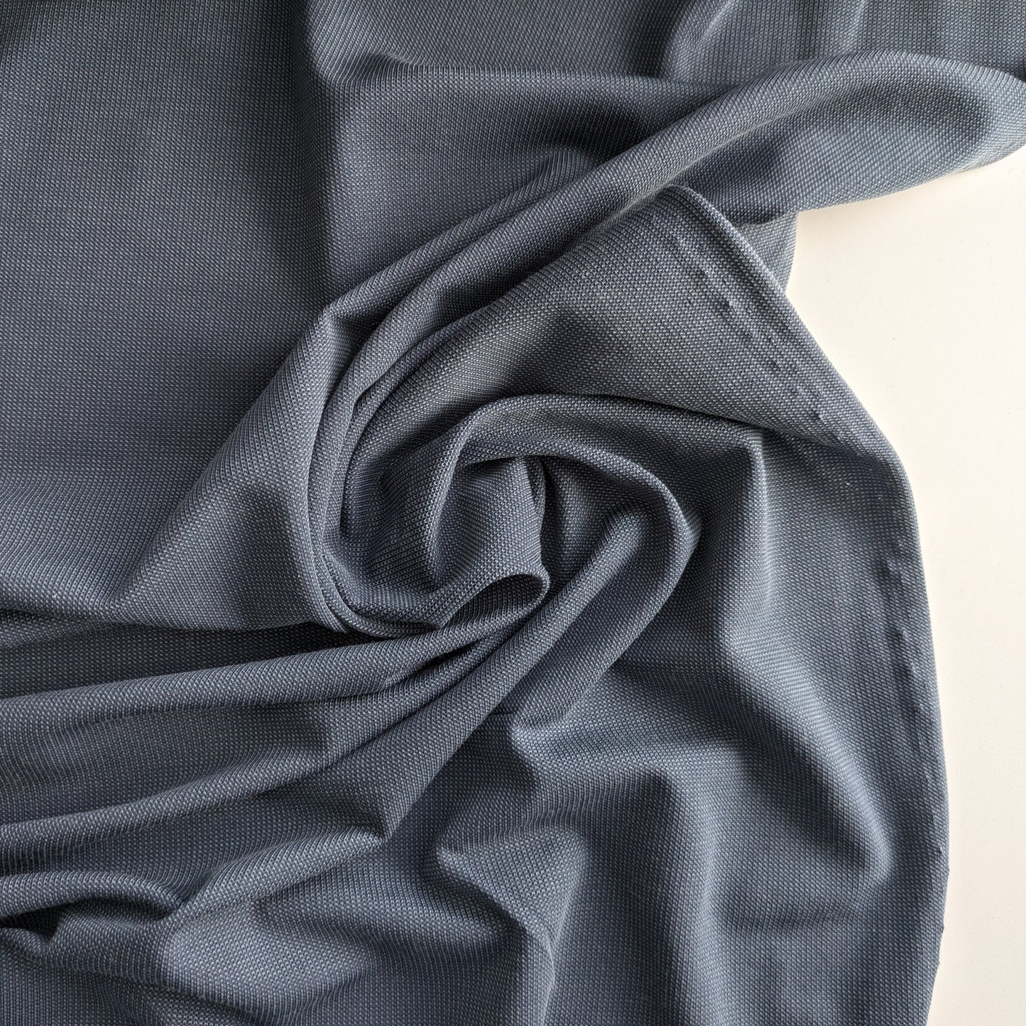 Smooth Steel Blue Knit