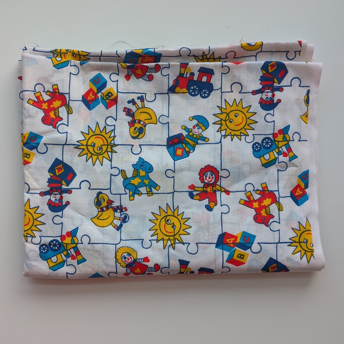 Vintage Kid's Puzzle Print