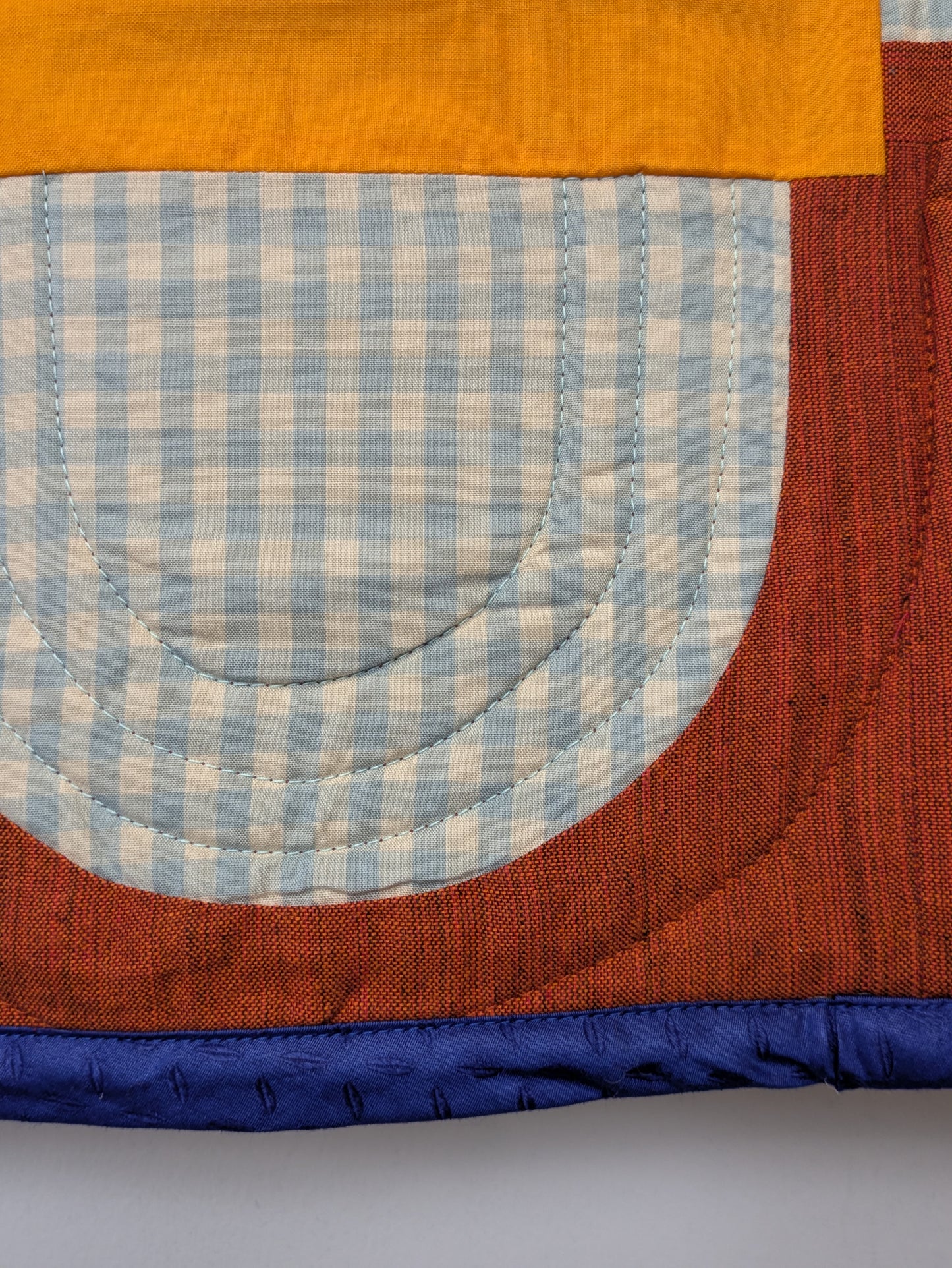 Quatrefoil - Original Quilted Textile Art