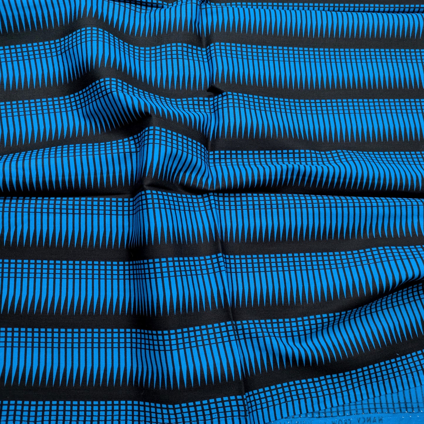 Nancy Crow Blue and Black Slashes HY