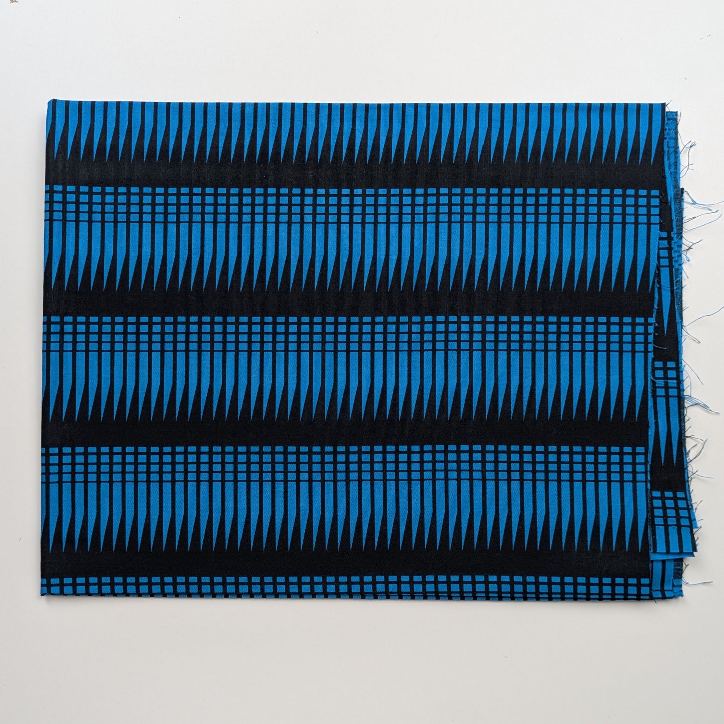 Nancy Crow Blue and Black Slashes HY