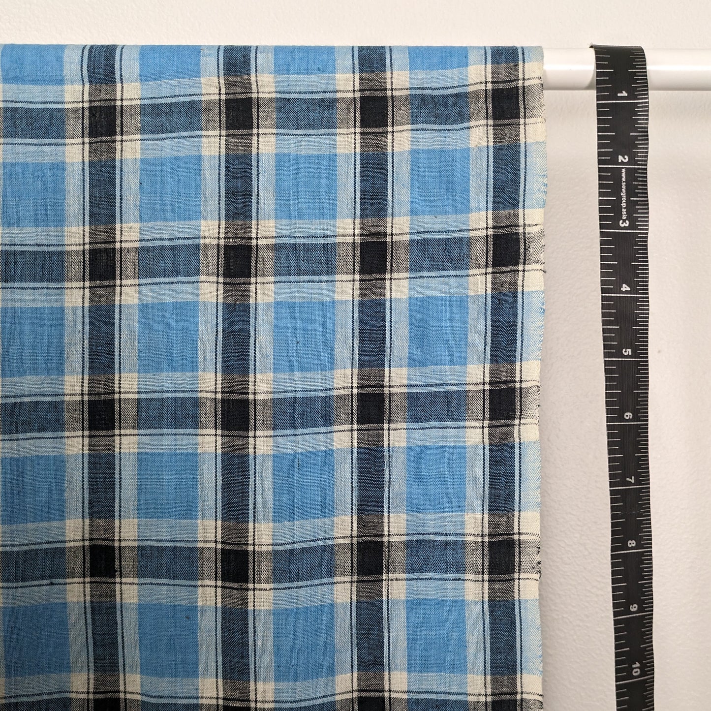 Windowpane Checks - Blue and Black