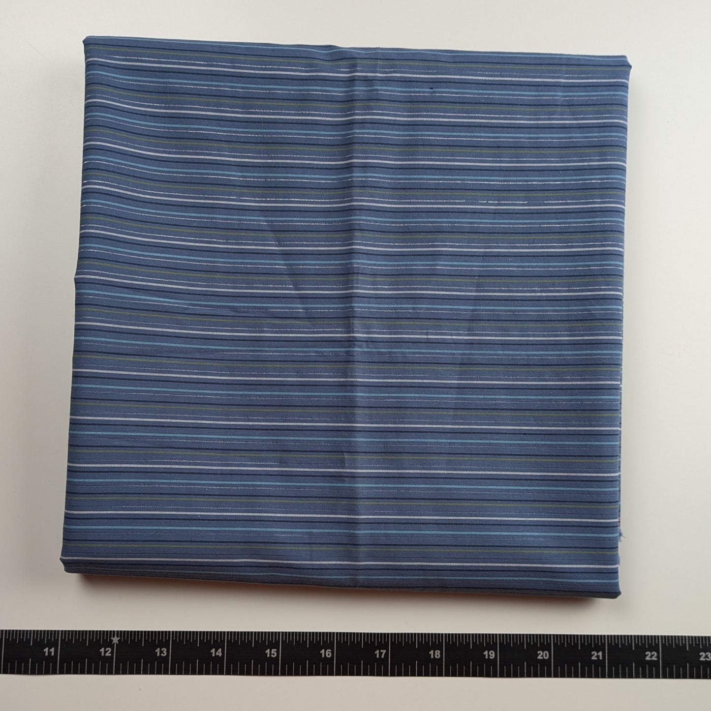 Blue Lurex Stripe