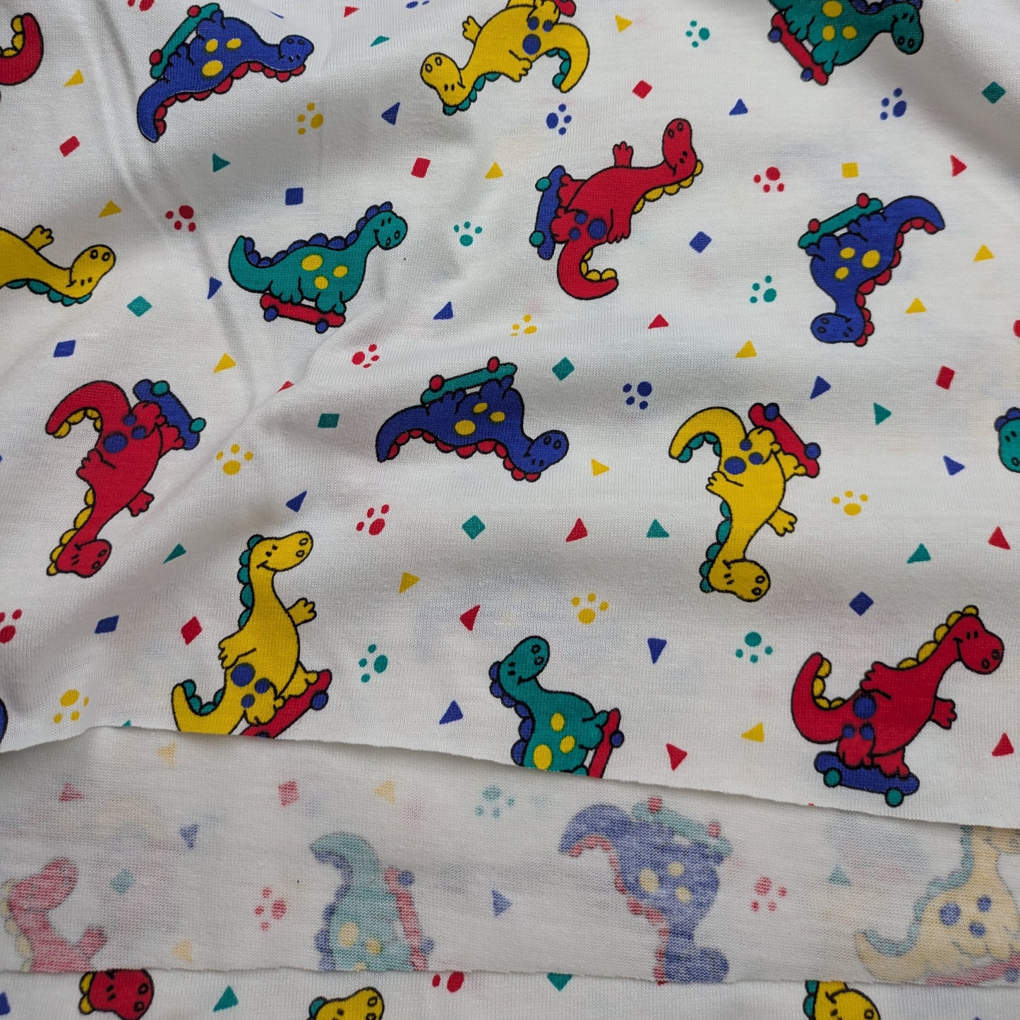 Vintage Skateboarding Dinosaur Knit