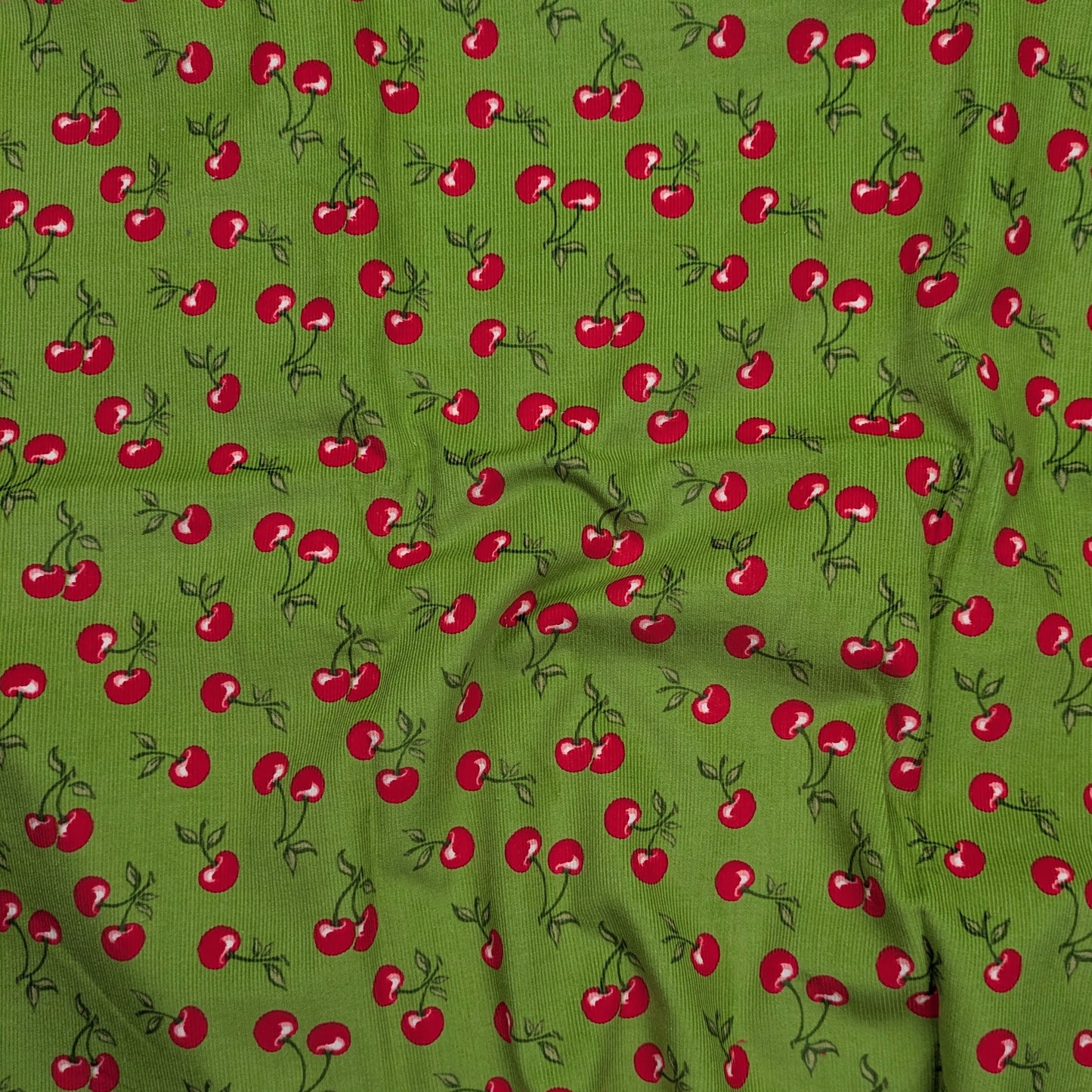 Green Cherry Corduroy