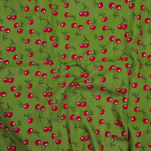 Green Cherry Corduroy