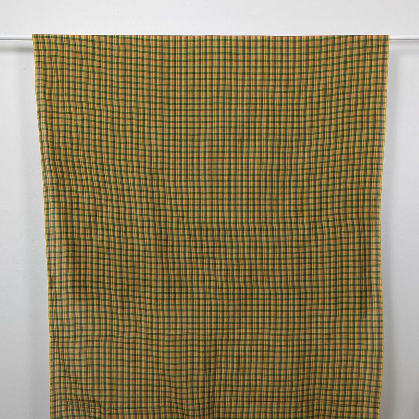 1 yard REMNANT - Irregular Gingham Rainbow