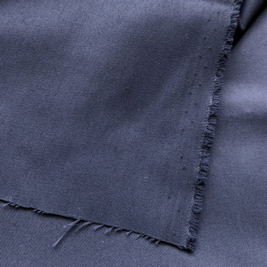 Squishy Navy Silk Twill
