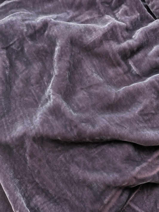 Purple Silk Velvet