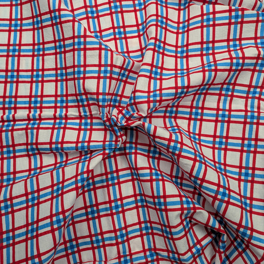 Raggedy Andy Printed Plaid