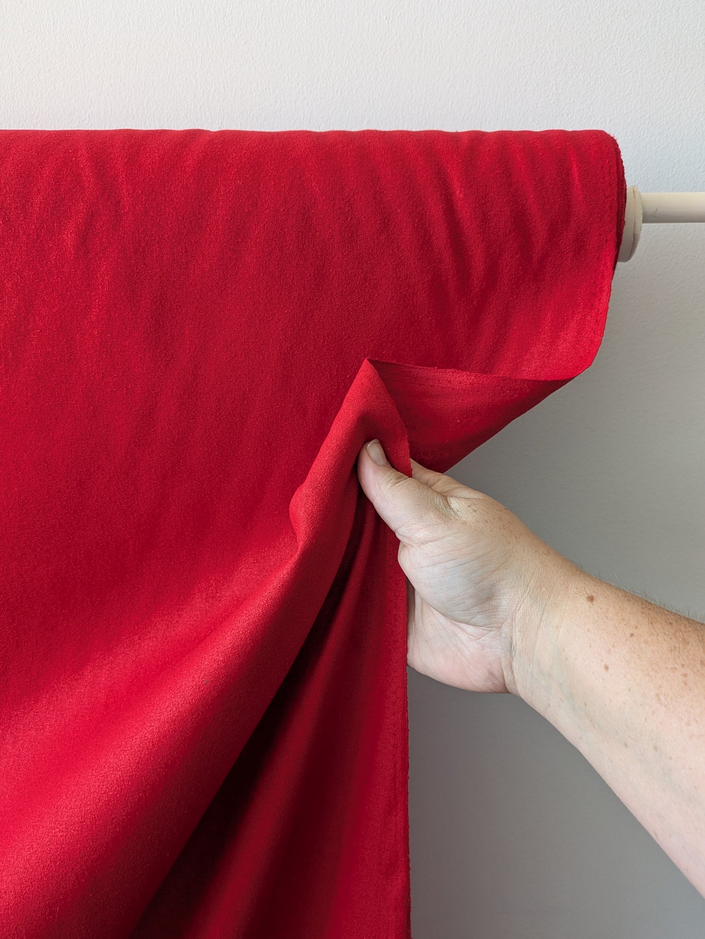 Red Silk Noil