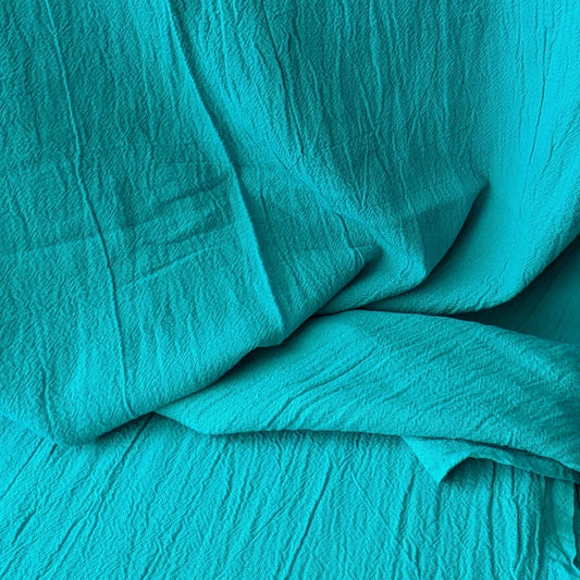 Turquoise Linen Slub